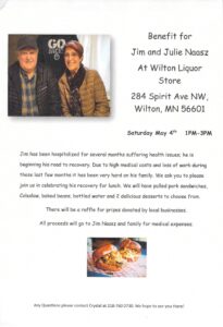 Benefit for Jim and Julie Naasz @ Wilton Liquor Store