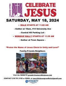 Celebrate Jesus-Grand Cities @ Grand Forks Town Square