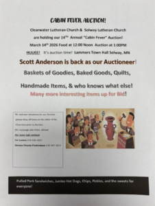 Shepherd Of The Pines Cabin Fever Church Auction @ Hammers Town Hall - Solway