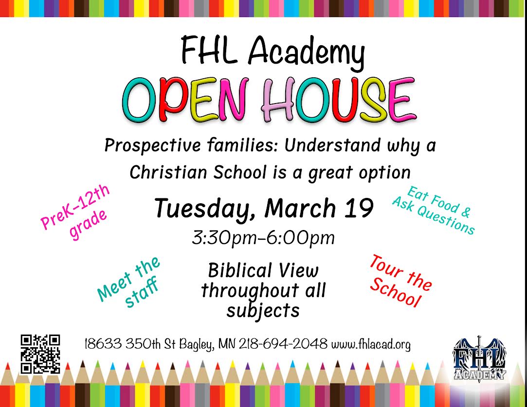 FHL Academy Open House @ Grace Community Church