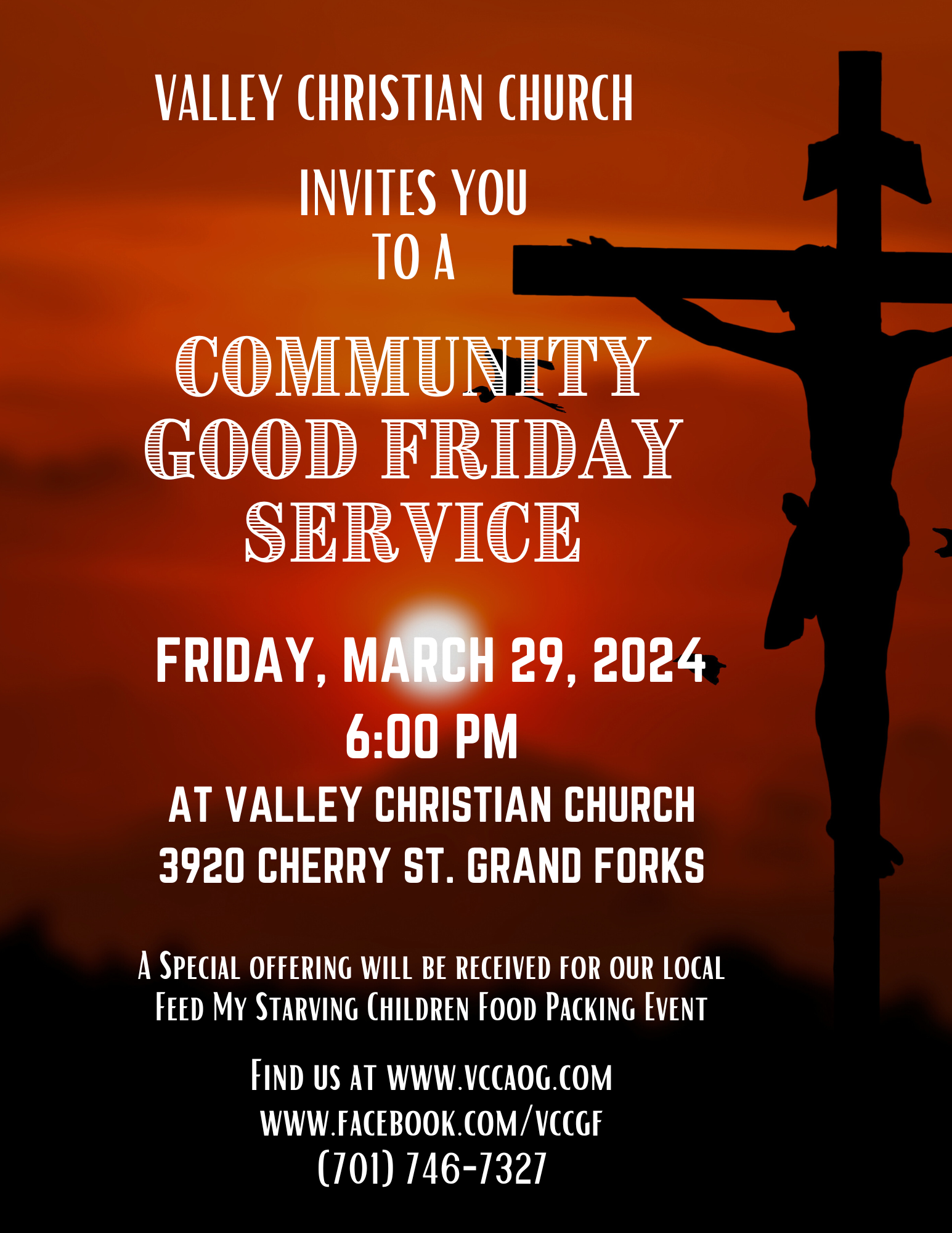 Valley Christian Church Community Good Friday Service @ Valley Christian Church