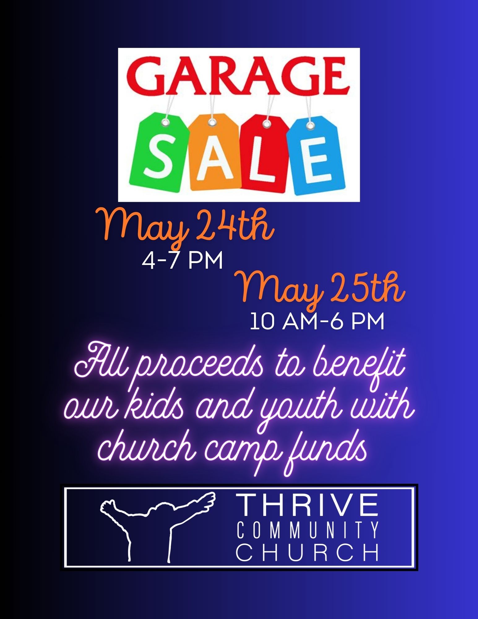 Garage Sale: Thrive Community Church @ Thrive Community Church
