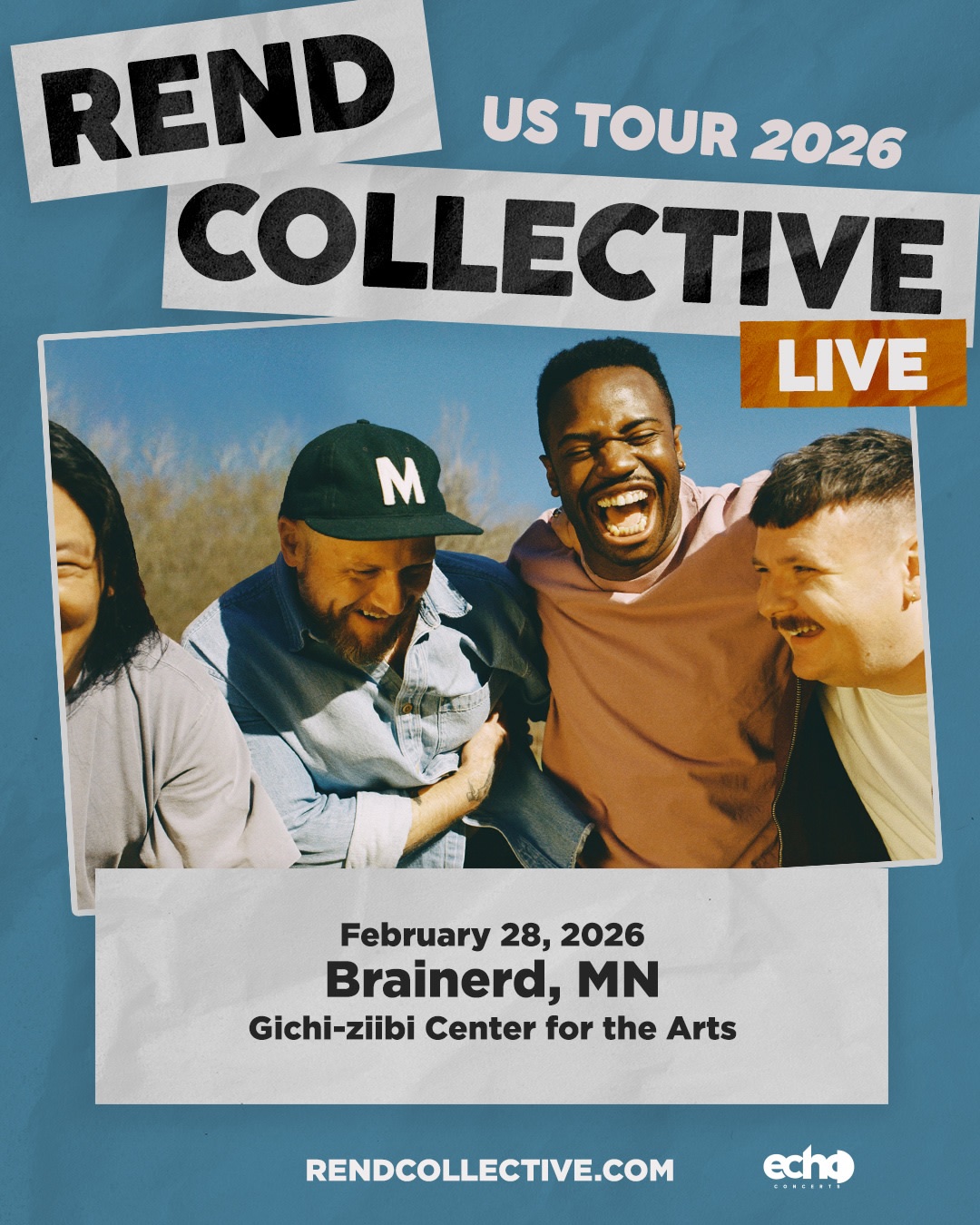 Rend Collective LIVE in Brainerd @ Gichi-ziibi Center for the Arts